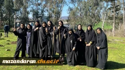 حضور گروه جهادی دانشجو معلمان بسیجی پردیس فاطمه الزهرا س ساری در جنگل های روستای پایین کولا از توابع  شهرستان ساری و کاشت ۲۰۰ اصله  نهال  16