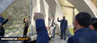 مراسم غبار روبی مزار شهید و دعای توسل 