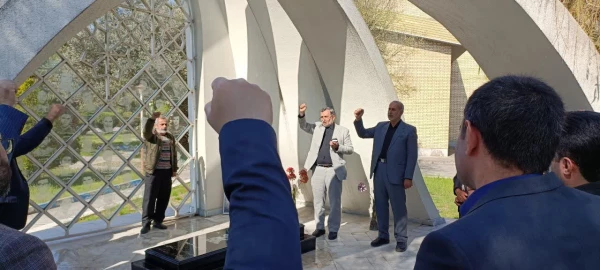 مراسم غبار روبی مزار شهید و دعای توسل  2