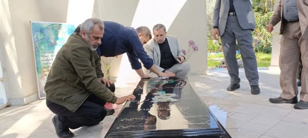 مراسم غبار روبی مزار شهید و دعای توسل  5