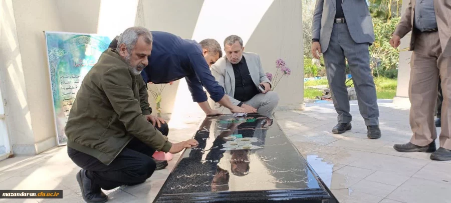 مراسم غبار روبی مزار شهید و دعای توسل  5