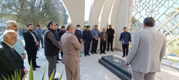 مراسم غبار روبی مزار شهید و دعای توسل  6