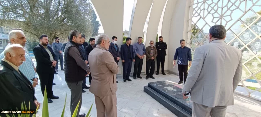 مراسم غبار روبی مزار شهید و دعای توسل  6