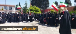 تجمع اساتید، کارکنان، دانشجویان  به منظور حمایت از مجاهدت سربازان سپاه اسلام  4