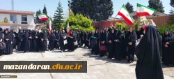 تجمع دانشگاهیان دانشگاه فرهنگیان مازندران در حمایت از عملیات مقتدرانه «وعده صادق»
 2