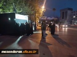 برپایی موکب  و توزیع افطاری نذری توسط گروه جهادی دانشجو معلمان بسیجی پردیس فاطمه الزهرا س ساری  5