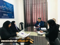 نشست رضایی منش ریاست پردیس فاطمه الزهرا س و دکتر یوسفی مهر ریاست جهاد دانشگاهی مازندران ساداتی و تقوی معاونین محترم ایشان 2