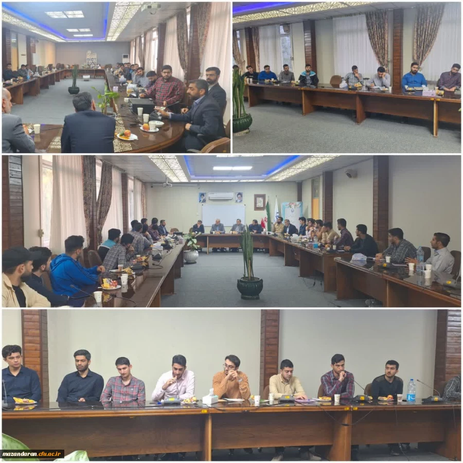 نشست صمیمانه مسئولین استانی با دانشجو معلمان شهید رجایی بابل 2
