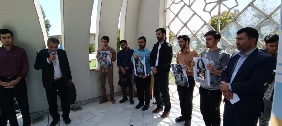 تجمع اساتید، کارکنان و دانشجویان در حمایت از خیزش دانشجویان در آمریکا
 2