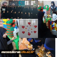 حضور دانشجو معلمان در نماز عبادی سیاسی جمعه و برگزاری غرفه کودک  3