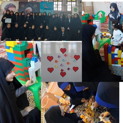 حضور دانشجو معلمان در نماز عبادی سیاسی جمعه و برگزاری غرفه کودک  3