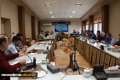 جلسه شورای اداری پردیس دکتر شریعتی ساری