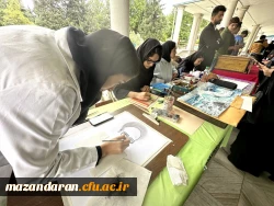 حضور رضایی منش ریاست پردیس و کارشناس امور دانشجویی و دانشجو معلمان در جشن تقدیر از معلمان نمونه آموزش و پرورش استان مازندران در بادله 10