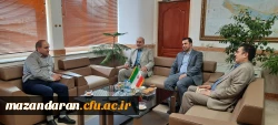 دیدار با ریاست سازمان مدیریت و برنامه ریزی مازندران  2