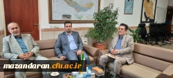 دیدار با ریاست سازمان مدیریت و برنامه ریزی مازندران  5