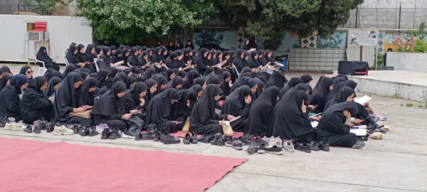 برگزاری مراسم سوگواری شهادت آیت الله رئیسی و همراهان ایشان با جضور خادمین رضوی در جوار شهید خوشنام پردیس فاطمه الزهرا س ساری  2