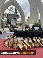 برگزاری مراسم سوگواری شهادت آیت الله رئیسی و همراهان ایشان با جضور خادمین رضوی در جوار شهید خوشنام پردیس فاطمه الزهرا س ساری  3