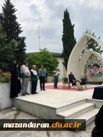 برگزاری مراسم سوگواری شهادت آیت الله رئیسی و همراهان ایشان با جضور خادمین رضوی در جوار شهید خوشنام پردیس فاطمه الزهرا س ساری  4