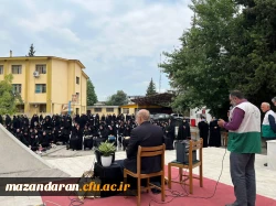 برگزاری مراسم سوگواری شهادت آیت الله رئیسی و همراهان ایشان با جضور خادمین رضوی در جوار شهید خوشنام پردیس فاطمه الزهرا س ساری  5