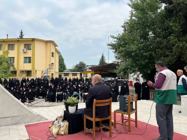 برگزاری مراسم سوگواری شهادت آیت الله رئیسی و همراهان ایشان با جضور خادمین رضوی در جوار شهید خوشنام پردیس فاطمه الزهرا س ساری  5