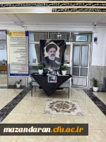 برگزاری مراسم سوگواری شهادت آیت الله رئیسی و همراهان ایشان با جضور خادمین رضوی در جوار شهید خوشنام پردیس فاطمه الزهرا س ساری  10