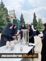 برگزاری مراسم سوگواری شهادت آیت الله رئیسی و همراهان ایشان با جضور خادمین رضوی در جوار شهید خوشنام پردیس فاطمه الزهرا س ساری  11