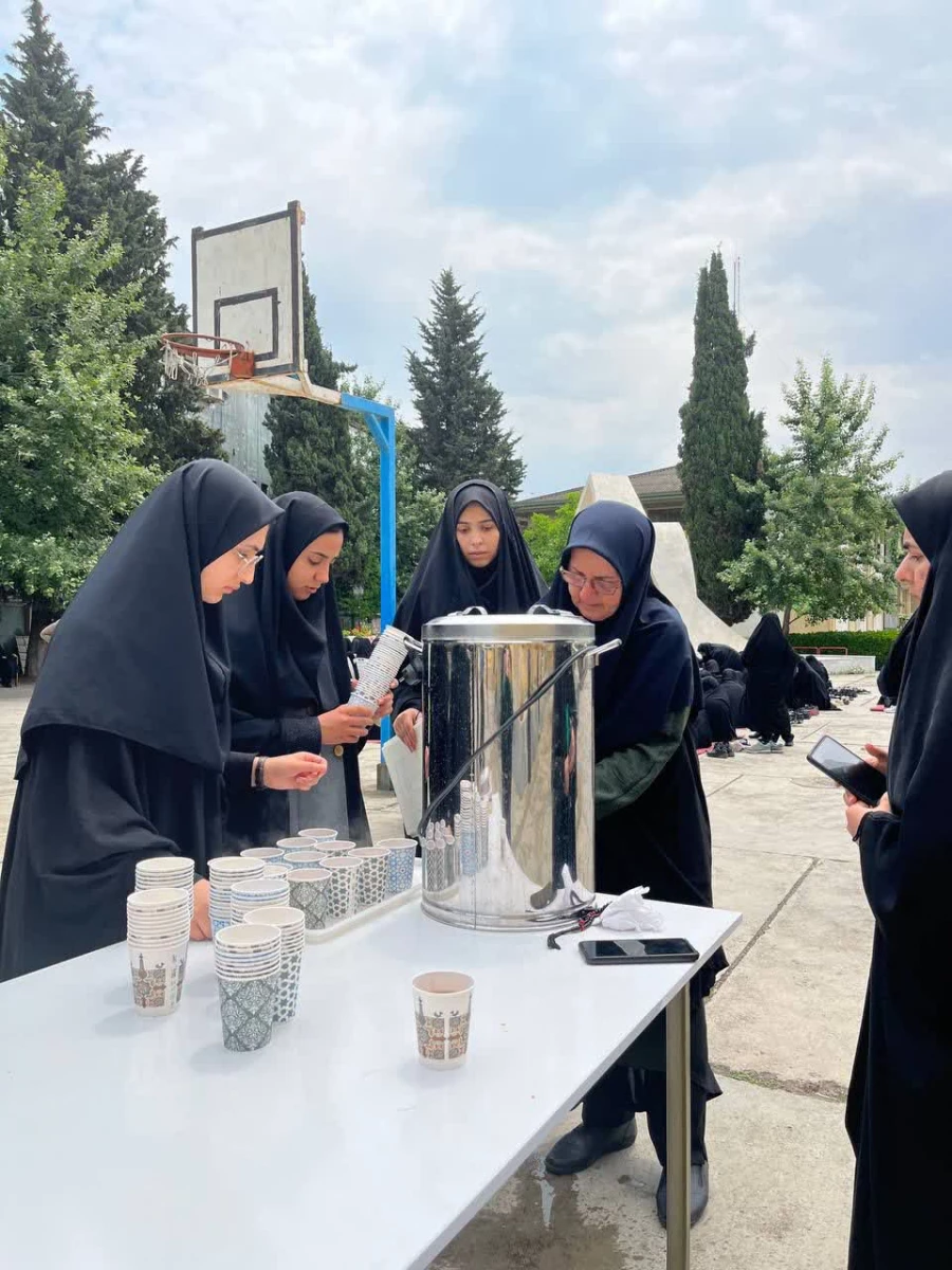 برگزاری مراسم سوگواری شهادت آیت الله رئیسی و همراهان ایشان با جضور خادمین رضوی در جوار شهید خوشنام پردیس فاطمه الزهرا س ساری  11