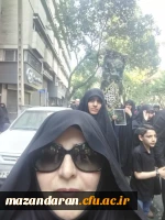 حضور خودجوش همکاران و دانشجو  معلمان پردیس فاطمه الزهرا س ساری در مراسم تشییع پیکر شهید خدمت آیت الله رئیسی  6