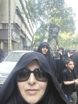 حضور خودجوش همکاران و دانشجو  معلمان پردیس فاطمه الزهرا س ساری در مراسم تشییع پیکر شهید خدمت آیت الله رئیسی  6
