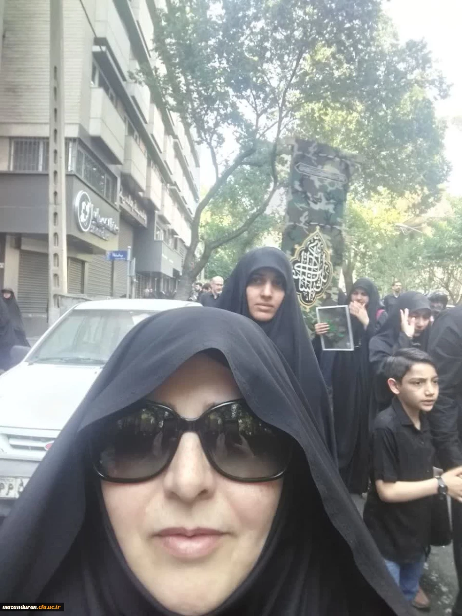 حضور خودجوش همکاران و دانشجو  معلمان پردیس فاطمه الزهرا س ساری در مراسم تشییع پیکر شهید خدمت آیت الله رئیسی  6