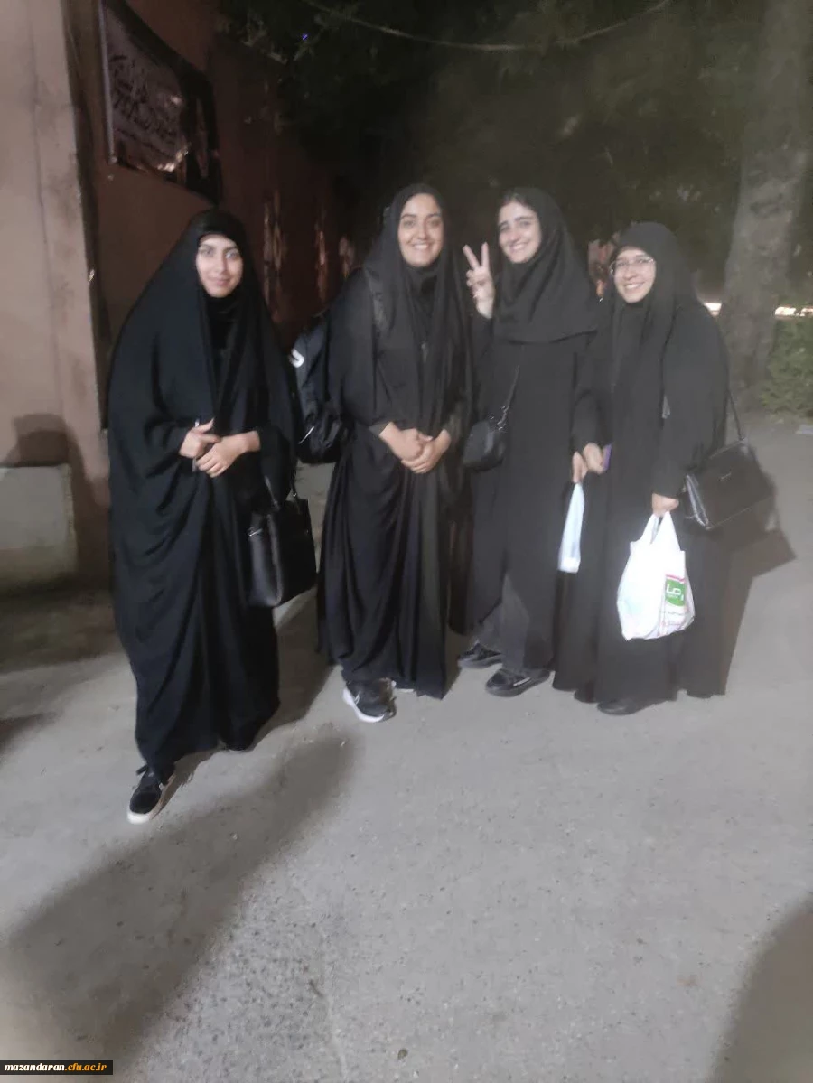 حضور خودجوش همکاران و دانشجو  معلمان پردیس فاطمه الزهرا س ساری در مراسم تشییع پیکر شهید خدمت آیت الله رئیسی  7