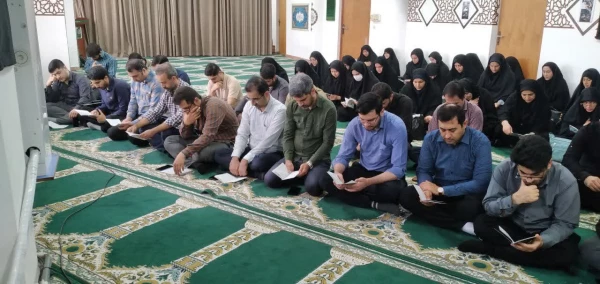 قرائت زیارت عاشورا به مناسبت مراسم  گرامی داشت شهدای خدمت  4