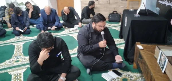 قرائت زیارت عاشورا به مناسبت مراسم  گرامی داشت شهدای خدمت  7