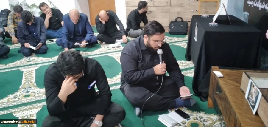 قرائت زیارت عاشورا به مناسبت مراسم  گرامی داشت شهدای خدمت  7