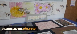 برپایی نمایشگاه آثار  نقاشی  و خوشنویسی مهارت آموزان دبیری در پردیس فاطمه الزهرا س ساری  7