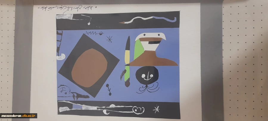 برپایی نمایشگاه آثار  نقاشی  و خوشنویسی مهارت آموزان دبیری در پردیس فاطمه الزهرا س ساری  9