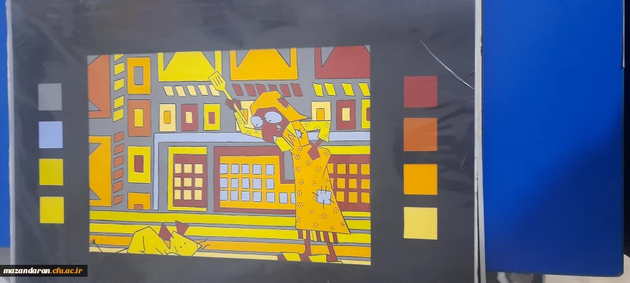 برپایی نمایشگاه آثار  نقاشی  و خوشنویسی مهارت آموزان دبیری در پردیس فاطمه الزهرا س ساری  11