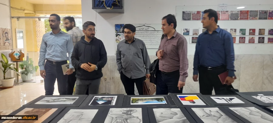 برپایی نمایشگاه آثار  نقاشی  و خوشنویسی مهارت آموزان دبیری در پردیس فاطمه الزهرا س ساری  12