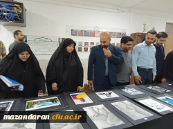 برپایی نمایشگاه آثار  نقاشی  و خوشنویسی مهارت آموزان دبیری در پردیس فاطمه الزهرا س ساری  3