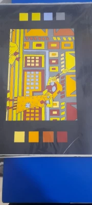 برپایی نمایشگاه آثار  نقاشی  و خوشنویسی مهارت آموزان دبیری در پردیس فاطمه الزهرا س ساری  4