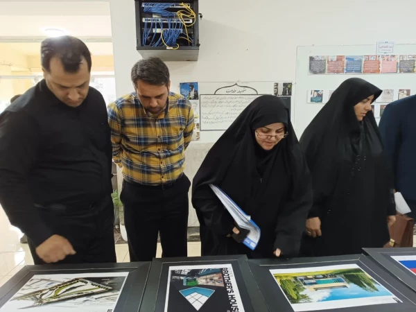 برپایی نمایشگاه آثار  نقاشی  و خوشنویسی مهارت آموزان دبیری در پردیس فاطمه الزهرا س ساری  6