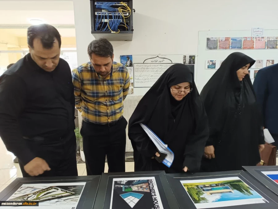 برپایی نمایشگاه آثار  نقاشی  و خوشنویسی مهارت آموزان دبیری در پردیس فاطمه الزهرا س ساری  6