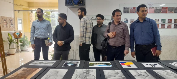 برپایی نمایشگاه آثار  نقاشی  و خوشنویسی مهارت آموزان دبیری در پردیس فاطمه الزهرا س ساری  12