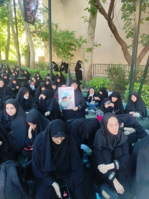 حضور خودجوش همکاران و دانشجو  معلمان پردیس فاطمه الزهرا س ساری در مراسم تشییع پیکر شهید خدمت آیت الله رئیسی  10