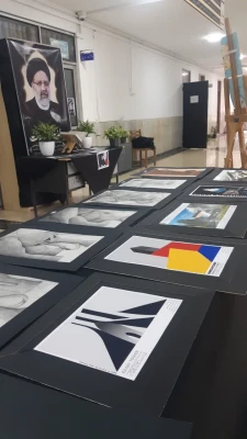 برپایی نمایشگاه آثار  نقاشی  و خوشنویسی مهارت آموزان دبیری در پردیس فاطمه الزهرا س ساری  13