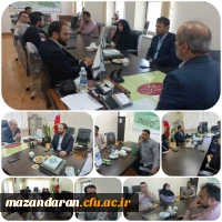 طی نشستی با کارکنان مرکز آیین معارفه کارشناس حراست دانشگاه فرهنگیان نوشهر انجام گرفت 2