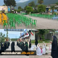 دانشگاه فرهنگیان نوشهر مفتخر به برگزاری آیین پرچم گردانی امام رئوف (ع) 2