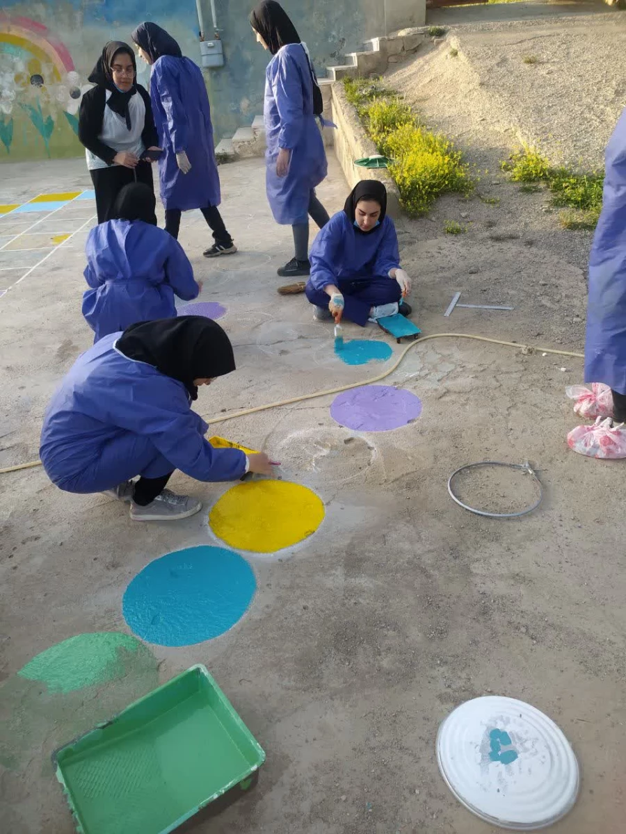 اردوی جهادی دانشجو معلمان بسیجی پردیس فاطمه الزهرا س ساری در جالو 4