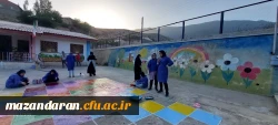 اردوی جهادی دانشجو معلمان بسیجی پردیس فاطمه الزهرا س ساری در جالو 7