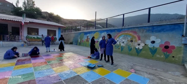اردوی جهادی دانشجو معلمان بسیجی پردیس فاطمه الزهرا س ساری در جالو 7